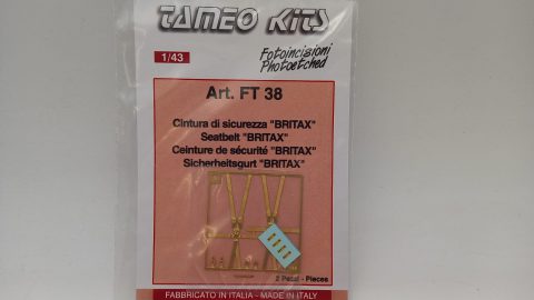 FT38 Tameo Kits fotoincisioni cintura di sicurezza Britax 1/43