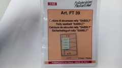 FT39 Tameo Kits fotoincisioni cintura di sicurezza rally "Sabelt" 1/43 - scala 1:43