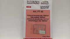 FT40 Tameo Kits fotoincisioni cintura di sicurezza rally Britax 1/43 - scala 1:43