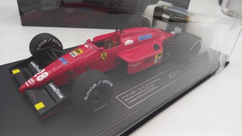 GP Replicas Ferrari F1-87 G. Berger winner Australian GP 1987 1/18