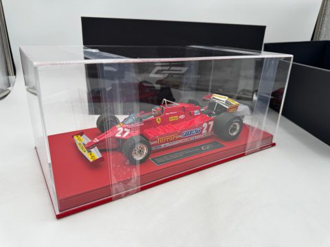 GP Replicas Ferrari 126CX Gilles Villeneuve 1/18 n.27 United States Grand Prix West Long Beach 1981