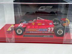GP Replicas Ferrari 126CX Gilles Villeneuve 1/18 n.27 United States Grand Prix West Long Beach 1981 - foto 8