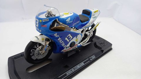 Guiloy Honda RS-125 Melandri 1/10, decals con qualche difetto, senza scatola originale