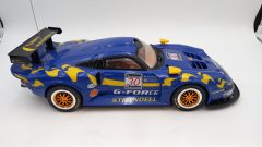 Porsche 911 GT1 radiocomandata elettrica 1/16, funzionante, da pulire i contatti, interruttore d'accensione montato al contrario, carrozzeria perfetta, senza scatola originale - foto 6