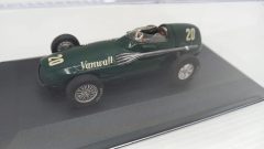 Vanwall VW5 muso corto Monaco GP 1957 1/43, kit montato, teca con qualche segno - scala 1:43