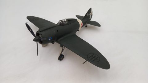 Aereo militare Reggiane Re 2000 1/48, kit montato, ottime condizioni