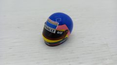 Casco helmet Jack Villeneuve 1/8, in perfette condizioni, senza scatola originale - scala 1:8