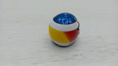 Casco helmet M. Schumacher 1/8, in perfette condizioni, senza scatola originale - foto 2