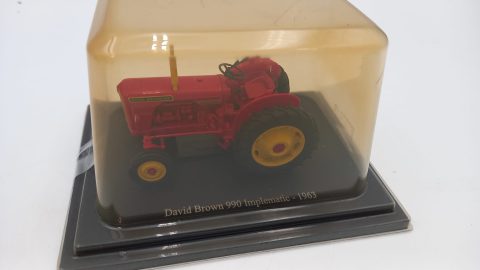 Trattore David Brown 990 Implematic 1963 1/43, confezione ingiallita