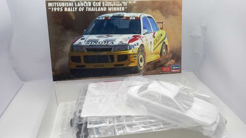 Hasegawa Mitsubishi Lancer GSR Evolution III Rally Thailand 1995 1/24