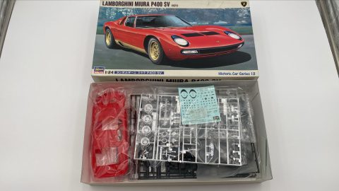 Hasegawa Lamborghini Miura P400 SV 1971 1/24 kit di montaggio