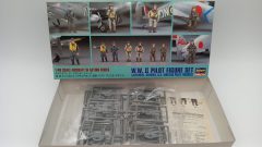 Hasegawa X48-7 W.W.II pilot figure set Japanese, German, U.S., British pilot figure 1/48 - scala 1:48