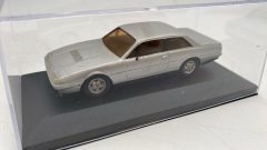 HI-FI Ferrari 412 1/43 kit montato senza scatola originale, mancano specchi e presenta segni di usura - scala 1:43