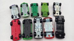 Hot Wheels lotto 10 macchinine assortite 1/43, ottime condizioni - foto 4