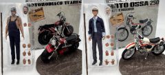Infinite Statue Lotto Motozodiaco Tuareg con Bud Spencer e Moto Ossa 250 EA73 Enduro con Terence Hill 1972 1/12 - scala 1:12