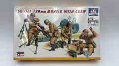 Italeri Soviet 120mm Mortar Crew 1/35 sigillato - scala 1:35