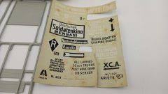 Italeri Road Signs 1/35, decals rovinate ed incomplete - foto 2