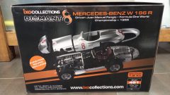 IXO Mercedes-Benz W196 Juan Manuel Fangio 1955 1/8, kit di montaggio composto da oltre 451 particolari, parti giÃ  verniciate - foto 2