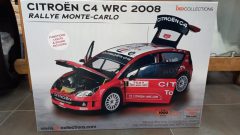 IXO Citroen C4 WRC rally Monte Carlo 2008 1/8, kit di montaggio composto da oltre 1000 particolari, parti già verniciate - s?