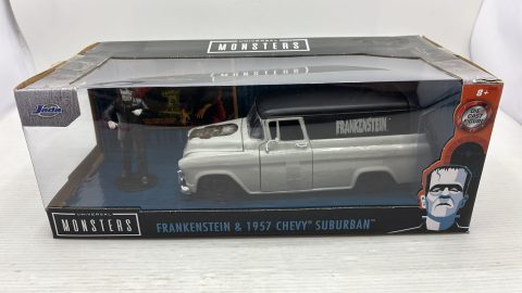 Jada Frankenstein & 1957 Chevy Suburban 1/24