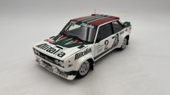 Kyosho Fiat 131 Abarth Rally Monte Carlo 1976 1/18 scatola lievemente rovinata - foto 3