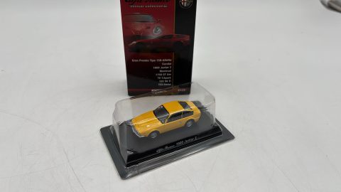 Kyosho Alfa Romeo 1600 Junior Z Gialla 1/64