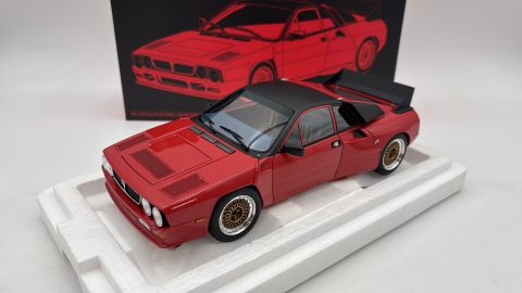 Laudoracing Lancia Rally SE-037 0001 Prototipo 1980 1/18 Rosso-Nero