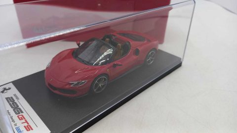 Looksmart Ferrari 296 GTS New Rosso Corsa 1/43