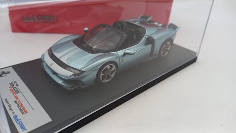 Looksmart Ferrari 849 Testarossa Spider Celeste trevi Assetto Fiorano 1/43