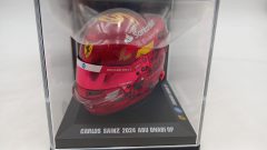 Looksmart replica casco helmet Carlos Sainz Abu Dhabi GP 2024 1/5 - scala 1:5