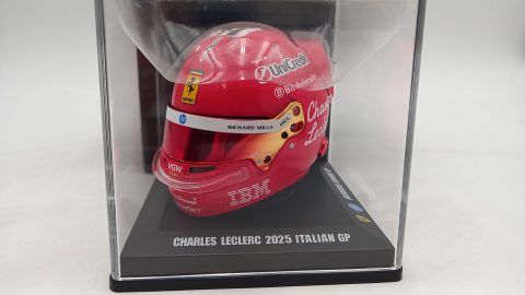 Looksmart replica casco helmet Charles Leclerc Italian GP 2025 1/5