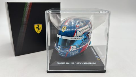 Looksmart Casco Helmet Charles Leclerc Singapore GP 2025 1/5