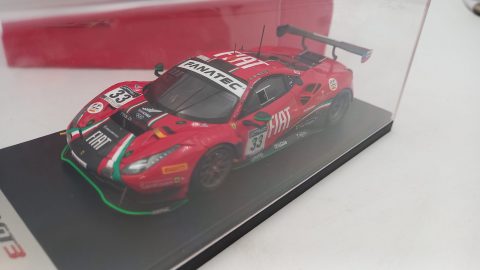 Looksmart Ferrari 488 GT3 Evo Rinaldi Racing 24h SPA 2021 1/43