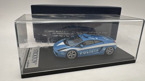 Looksmart Lamborghini Gallardo Polizia 1/43, Scatola lievemente usurata
