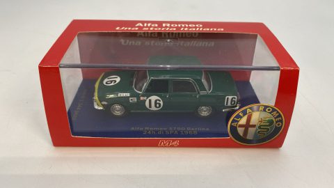 M4 Alfa Romeo 1750 Berlina 24h Spa 1968 1/43
