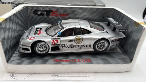 Maisto Mercedes CLK-GTR 1/18, Scatola lievemente usurata