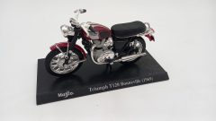 Maisto Triumph T120 Bonneville 1969 1/24, senza scatola originale - scala 1:24