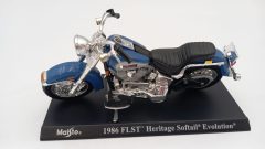 Maisto Harley Davidson Flst Heritage Softail Evolution 1986 1/18, senza scatola originale - scala 1:18