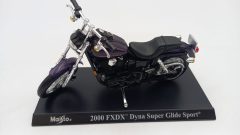 Maisto Harley Davidson Fxdx Dyba Super Glide Sport 2000 1/18, senza scatola originale - scala 1:18