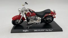 Harley-Davidson FLSTF Fat Boy del 2002 1/18 senza scatola originale - scala 1:18