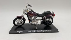 Harley-Davidson Dyna Super Glide del 2000 1/18 senza scatola originale - scala 1:18