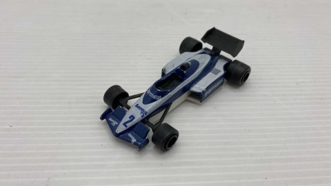 Majorette F1 Brabham 1/55, buone condizioni, senza scatola originale, segni di usura del tempo