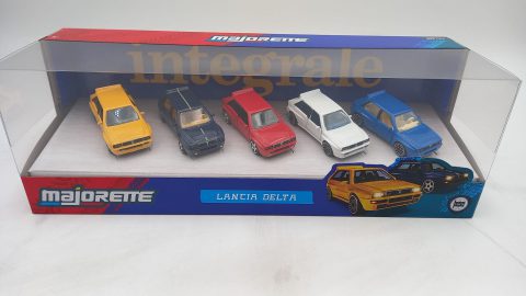 Majorette set Lancia Delta Integrale 1922 1/64