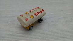 Majorette Shell gas fuel tanker 1/66, giocattolo vintage con normali segni del tempo - foto 2