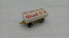 Majorette Shell gas fuel tanker 1/66, giocattolo vintage con normali segni del tempo - scala 1:66