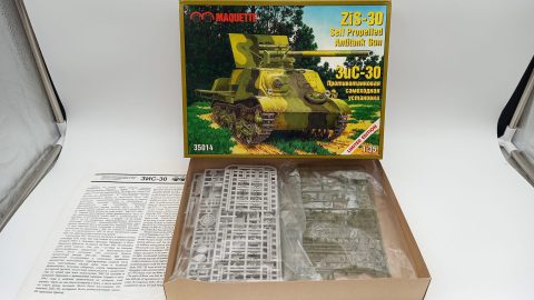 Maquette ZiS-30 self propelled antitank gun 1/35