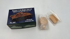 MB Models T-34 1941/42 Welded Turret STZ 1/35 kit di montaggio accessori carro armato - scala 1:35