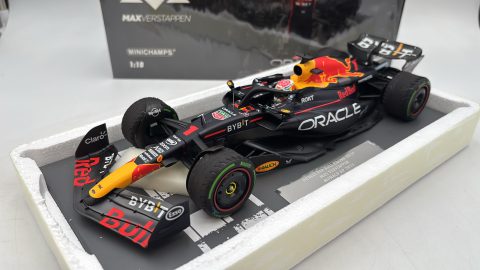 Minichamps Oracle Red Bull Racing RB19 Verstappen Winner Monaco GP 2023 1/18 Serie Max Verstappen Webshop