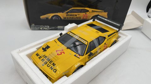 Minichamps Bmw M1 Procar Manfred winkelhock DRM 1980 Scatola lievemente usurata 1/18