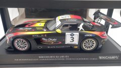 Mercedes Benz SLS AMG GT3 winner 12h Abu Dhabi 2013 1/18, confezione lievemente usurata - foto 3